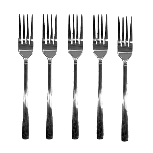 מזלג מתכת איכותי מהודר- כסף