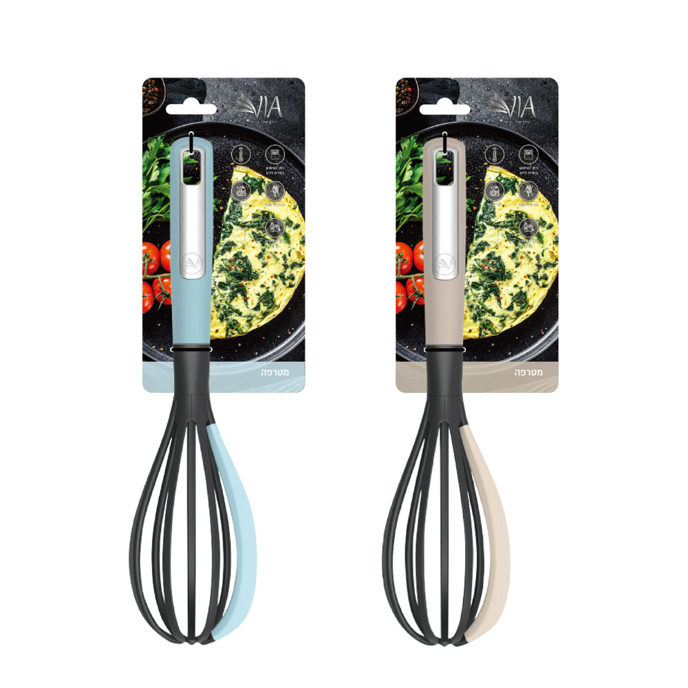 מטרפה סיליקון דגם אלפרדו - מוקה/תכלת