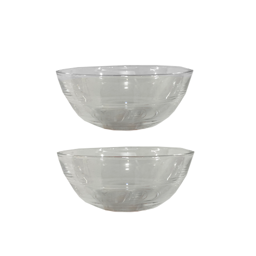 2 יח' קערית זכוכית בול 12 ס"מ 290 מ"ל - שקוף*איסוף בלבד