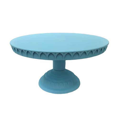 מעמד לעוגה מפלסטיק 3 גבהים - תכלת