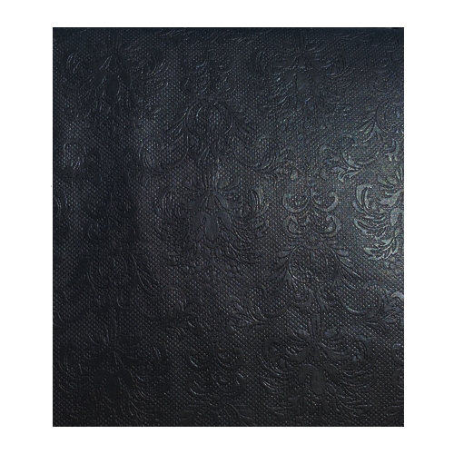 מפת שולחן אלבד מוטבעת - שחור