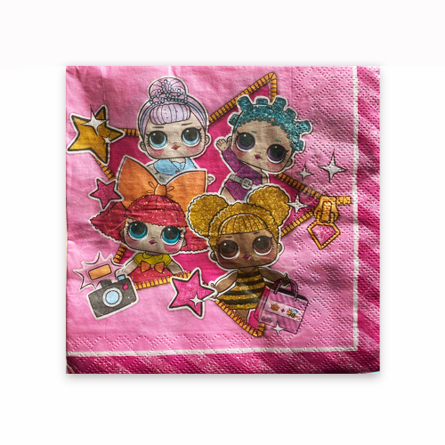 מפיות יום הולדת ממותגות - LOL לול