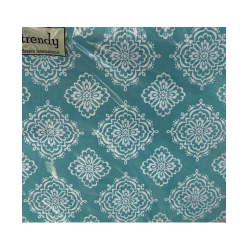 מפיות נייר צורות תחרה 20 יח' - טורקיז