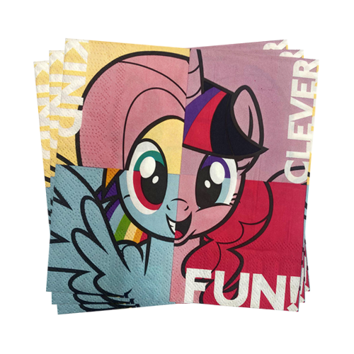 מפיות נייר יום הולדת הפוני הקטן 20 יח'