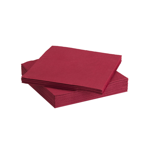 מפיות נייר איכותיות 33*33 ס"מ 50 יח' - בורדו
