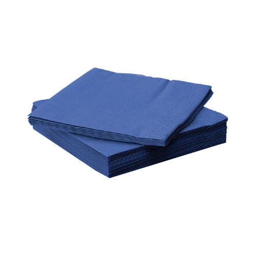 מפיות נייר איכותיות 40*40 ס"מ 50 יח' - כחול