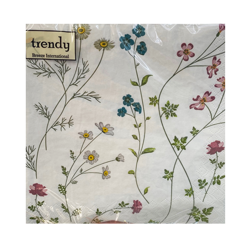 מפיות נייר צמח מטפס 20 יח' - קרם