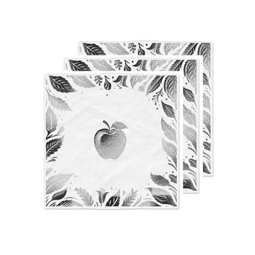 מפיות נייר ראש השנה תפוח 16 יח' - כסף