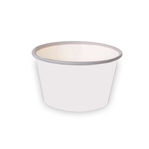 גביע נייר למרק 470 מ"ל  50 יח' -לבן