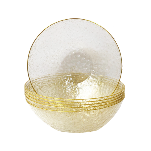 מרקייה פלסטיק בועות ניצוצות 10 יח' - זהב