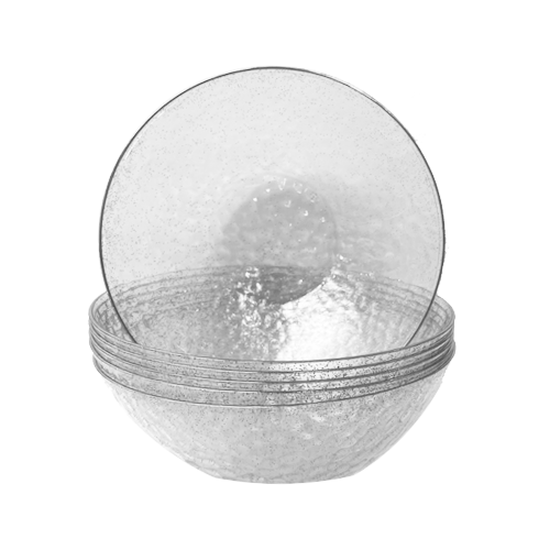 מרקייה פלסטיק בועות ניצוצות 10 יח' - כסף	