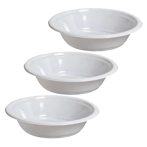 3 חב' מרקייה פלסטיק בייסיק 25 יח' - לבן