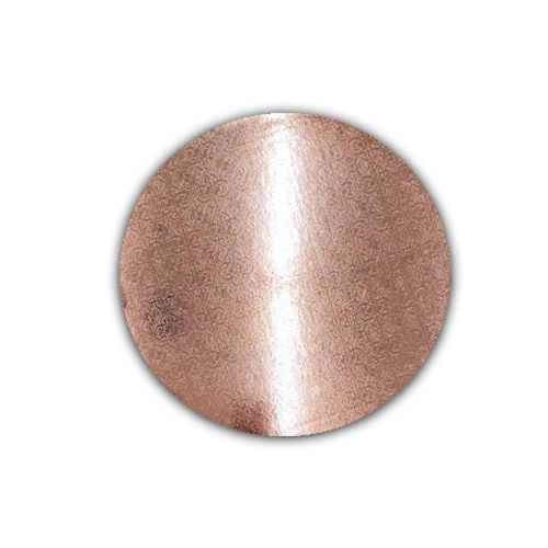 תחתית לעוגה PVC עבה קוטר 29 ס"מ - רוז גולד