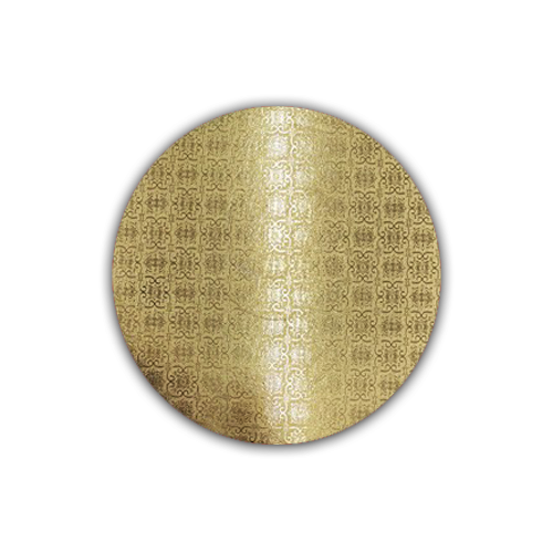 תחתית לעוגה PVC עבה קוטר 34 ס"מ -זהב