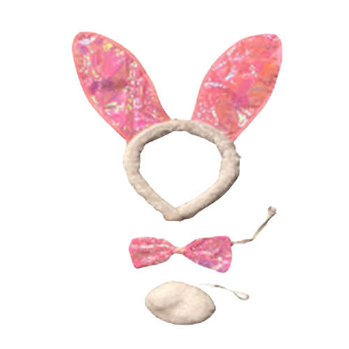 סט תחפושת שפן לפורים - צבע משתנה