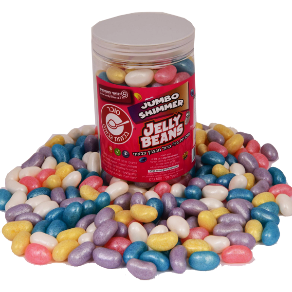 ג'לי בין ג'מבו נצנץ - צבעוני