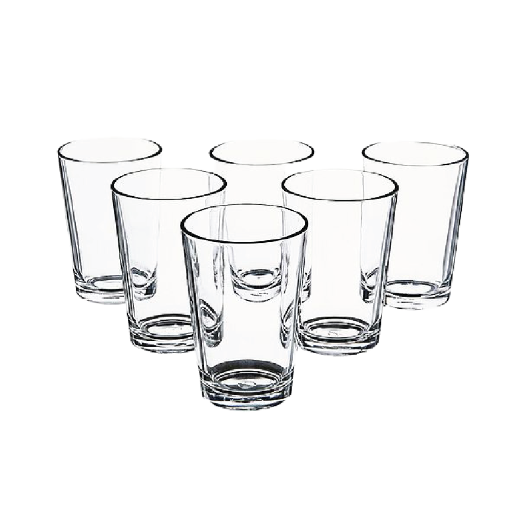 סט כוסות שופ 6 יח' 200 מ"ל 