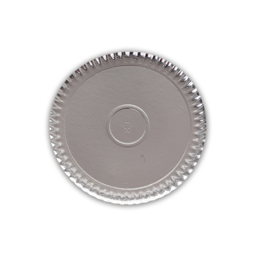 מגש קרטון קוטר 32 ס"מ - כסף