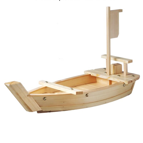 סירת עץ לסושי 54 ס"מ - בינוני