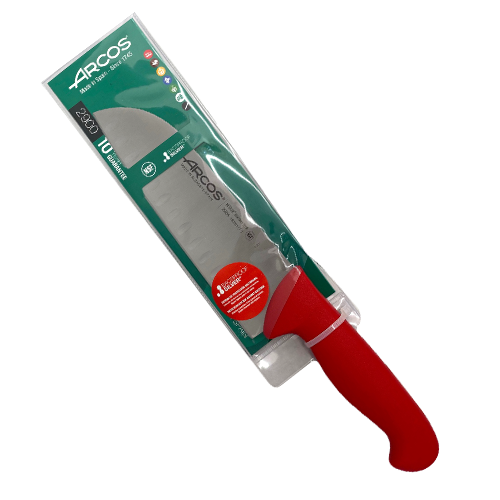 סכין ARCOS סנטוקו מקצועית - אדום