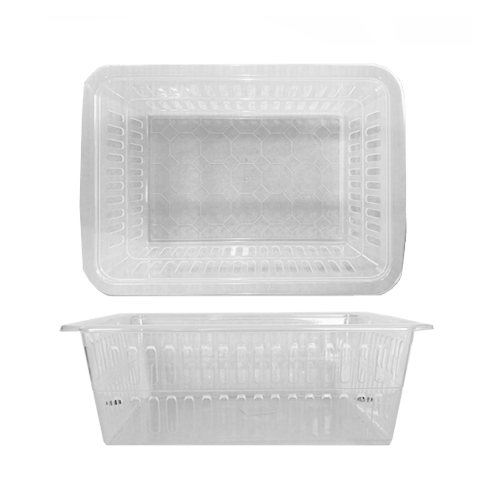 סלסלה פלסטיק קשיח בינוני - שקוף