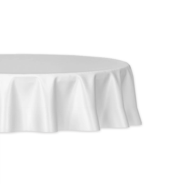 מפת שולחן אלבד עגולה קוטר 1.80 מ' - לבן