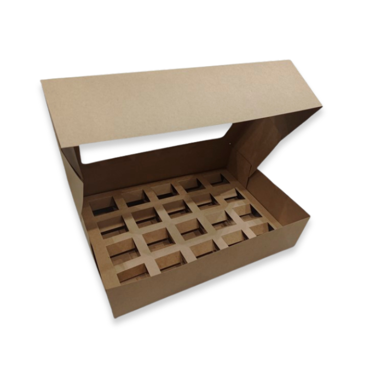 קופסה לקינוחים 26X34 ס"מ בינוני - קראפט