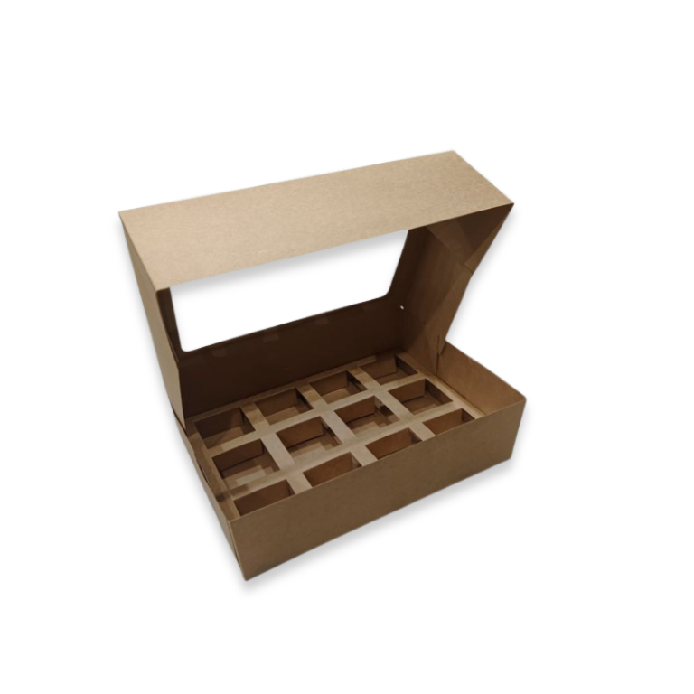 קופסה לקינוחים 16X23 ס"מ קטן - קראפט