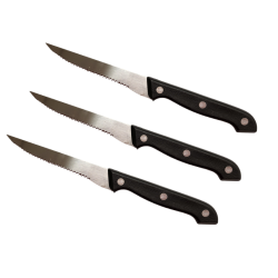 מארז סכיני סטייק להב משונן 3 יח'