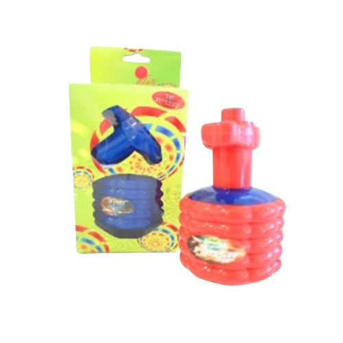 סביבון קפיץ מנגן בעברית - צבע משתנה