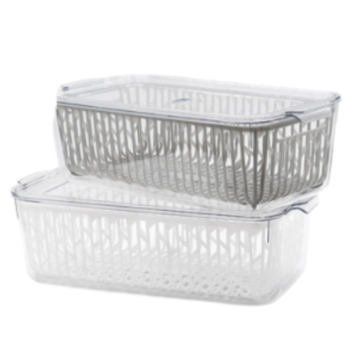 ארגונית עם רשת 3.6 ליטר - שקוף 