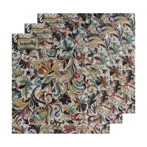 מפיות נייר דוגמת בנדנה 20 יח' - צבעוני