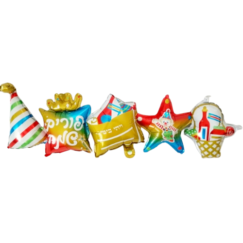 שרשרת בלון לניפוח בקש 