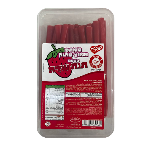 ליקריץ תות ממולא 1 ק' - אדום