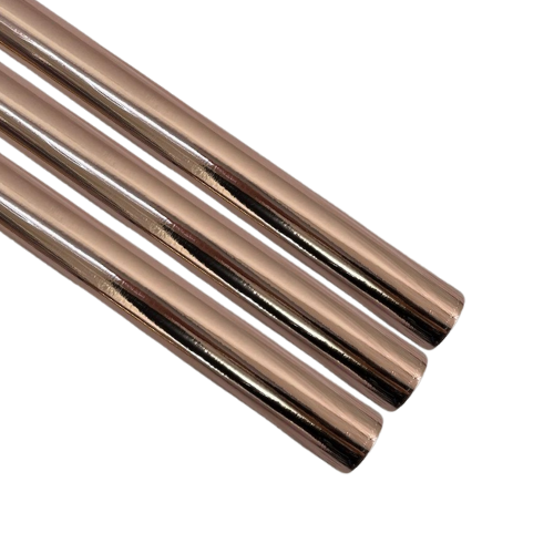 גליל נייר מבריק לעטיפה 2 מטר - רוז גולד