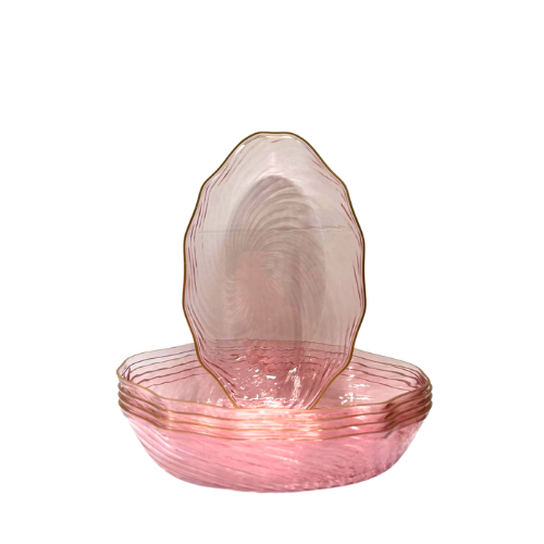 קסרול פלסטיק ספירלה 10 יח' - ורוד