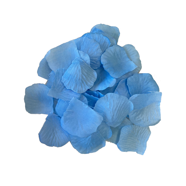 עלי כותרת לפיזור מבד 10 גרם - תכלת