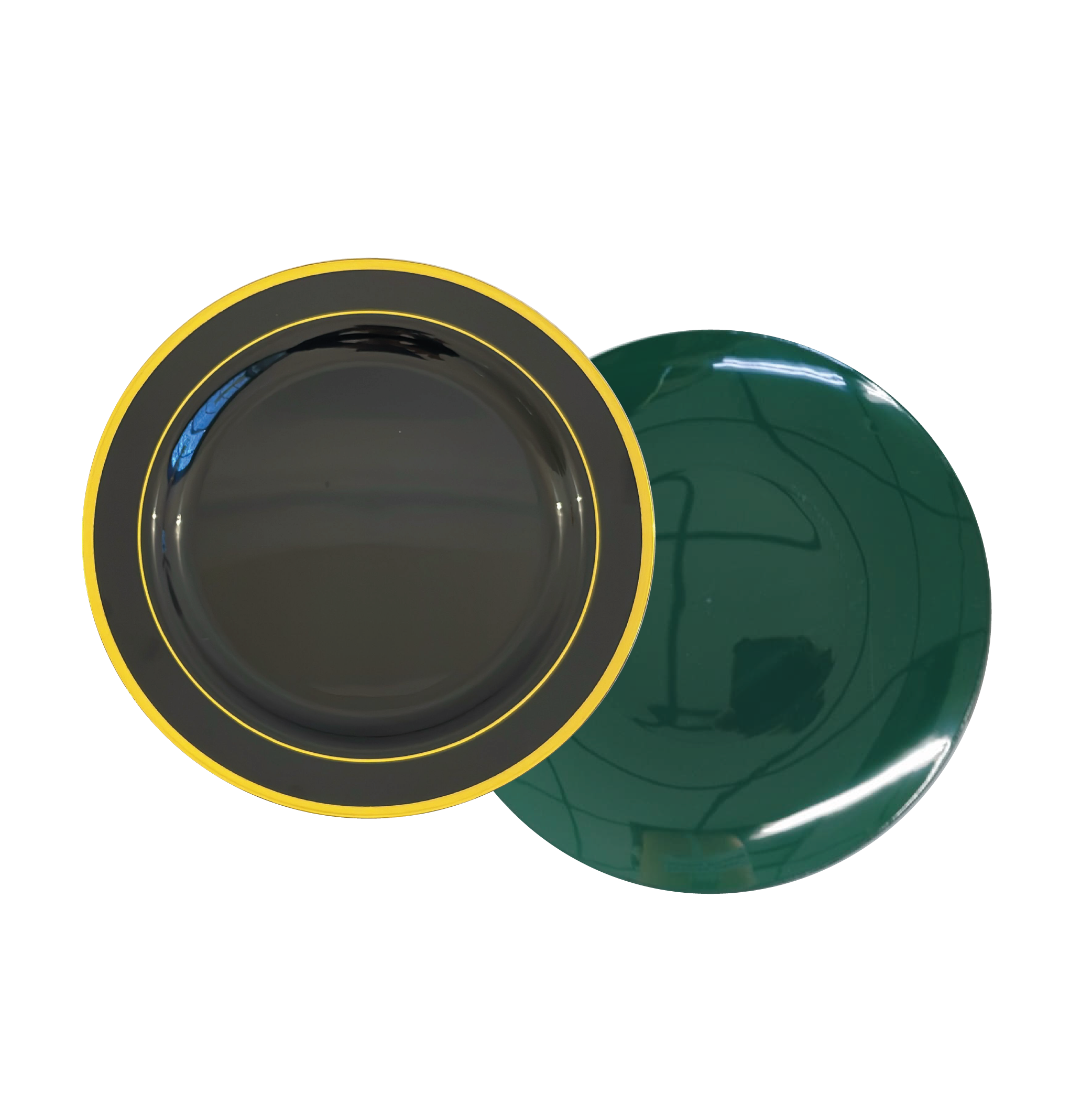 צלחת 10 קשיחה מהודרת 8 יח' - דגם משתנה