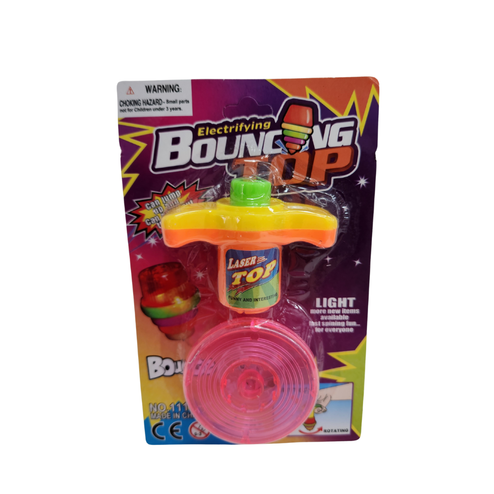 סביבון אורות שטוח לחנוכה - צבעוני