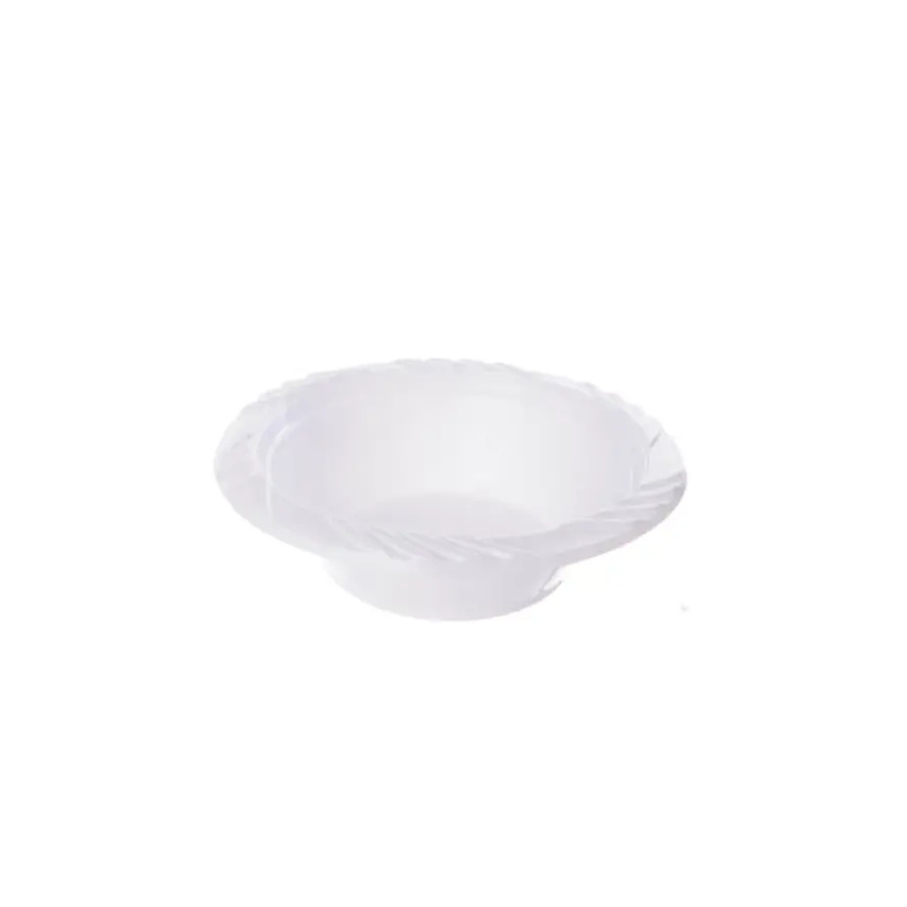 לפתנייה פלסטיק איכותית 100 יח' - לבן