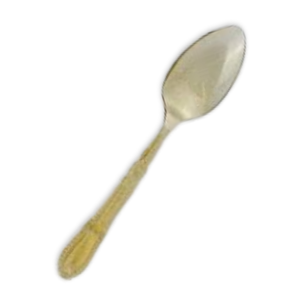 כף הגשה פלסטיק וינטג' 2 יח' - ניצוצות זהב