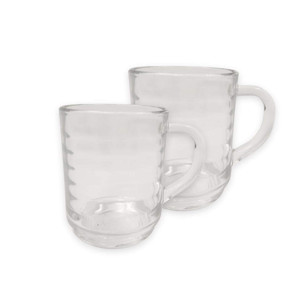 כוס מאג זכוכית 250 מ"ל - שקוף