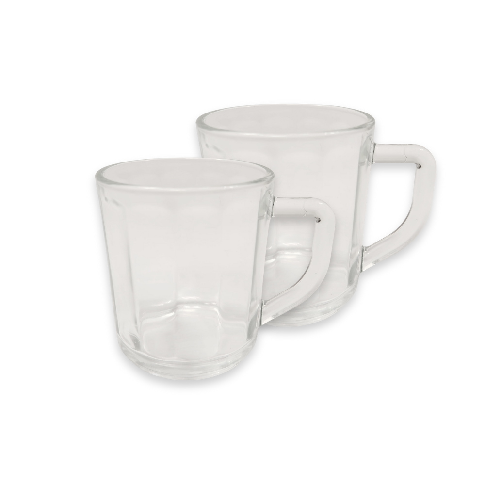 כוס מאג זכוכית 200 מ"ל - שקוף