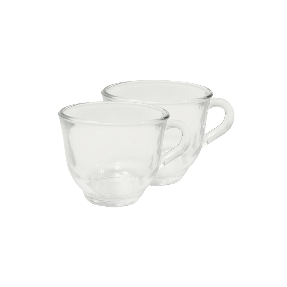 כוס מאג זכוכית 160 מ"ל - שקוף