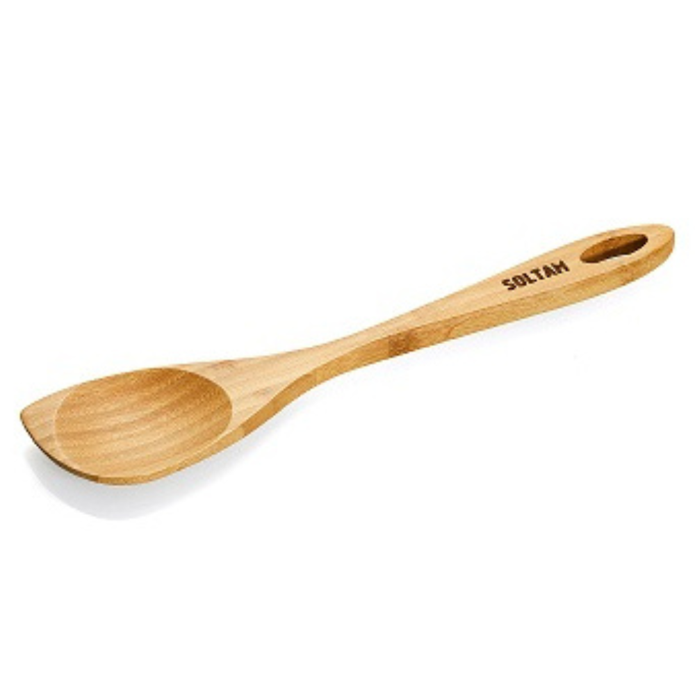 כף עץ במבוק קצה מחודד סולתם