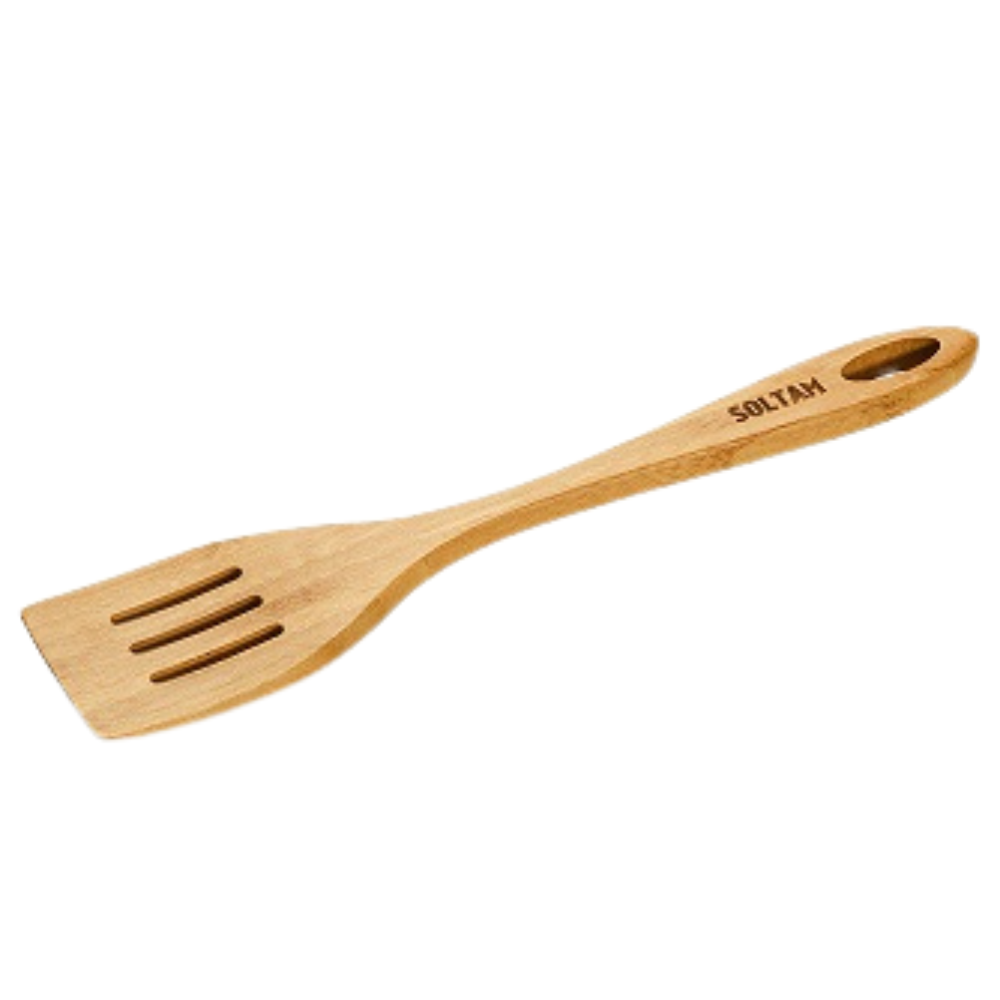 תרווד עץ במבוק מחורץ קצה מחודד