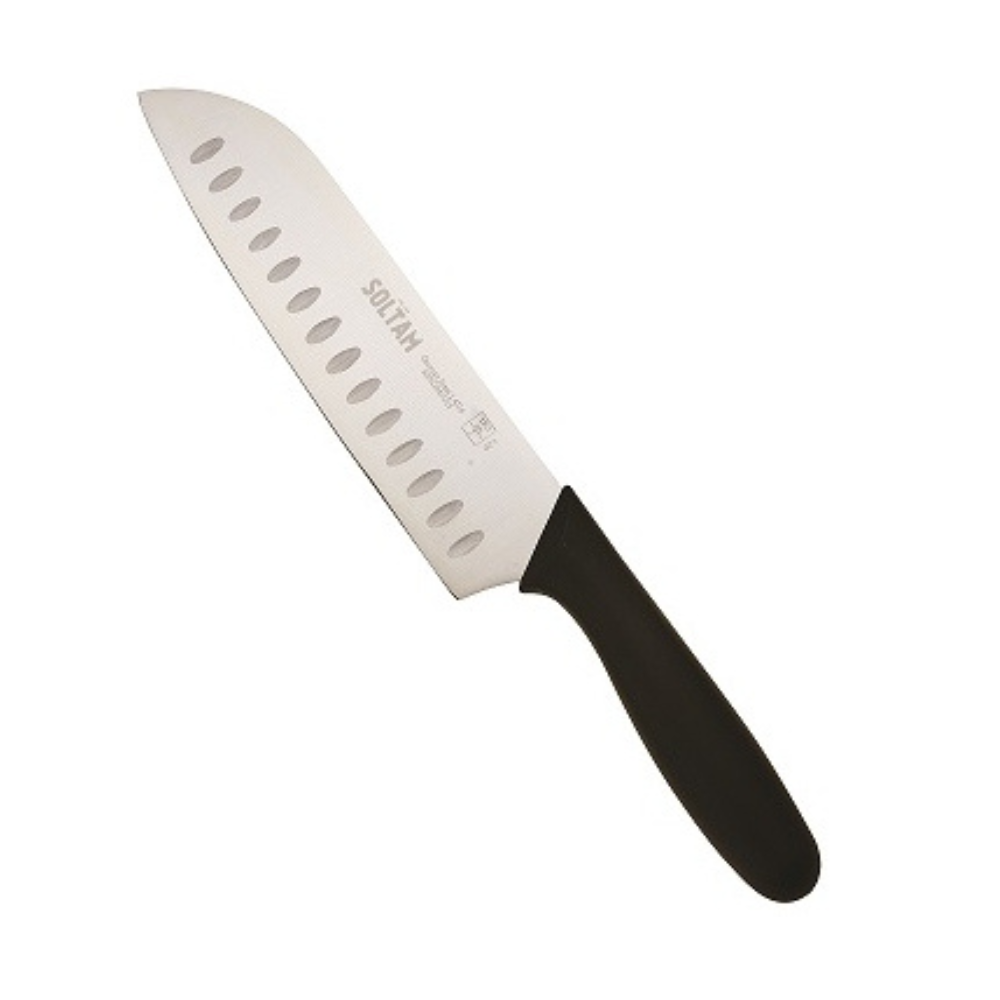 סכין סנטוקו ארוכה סולתם - שחור