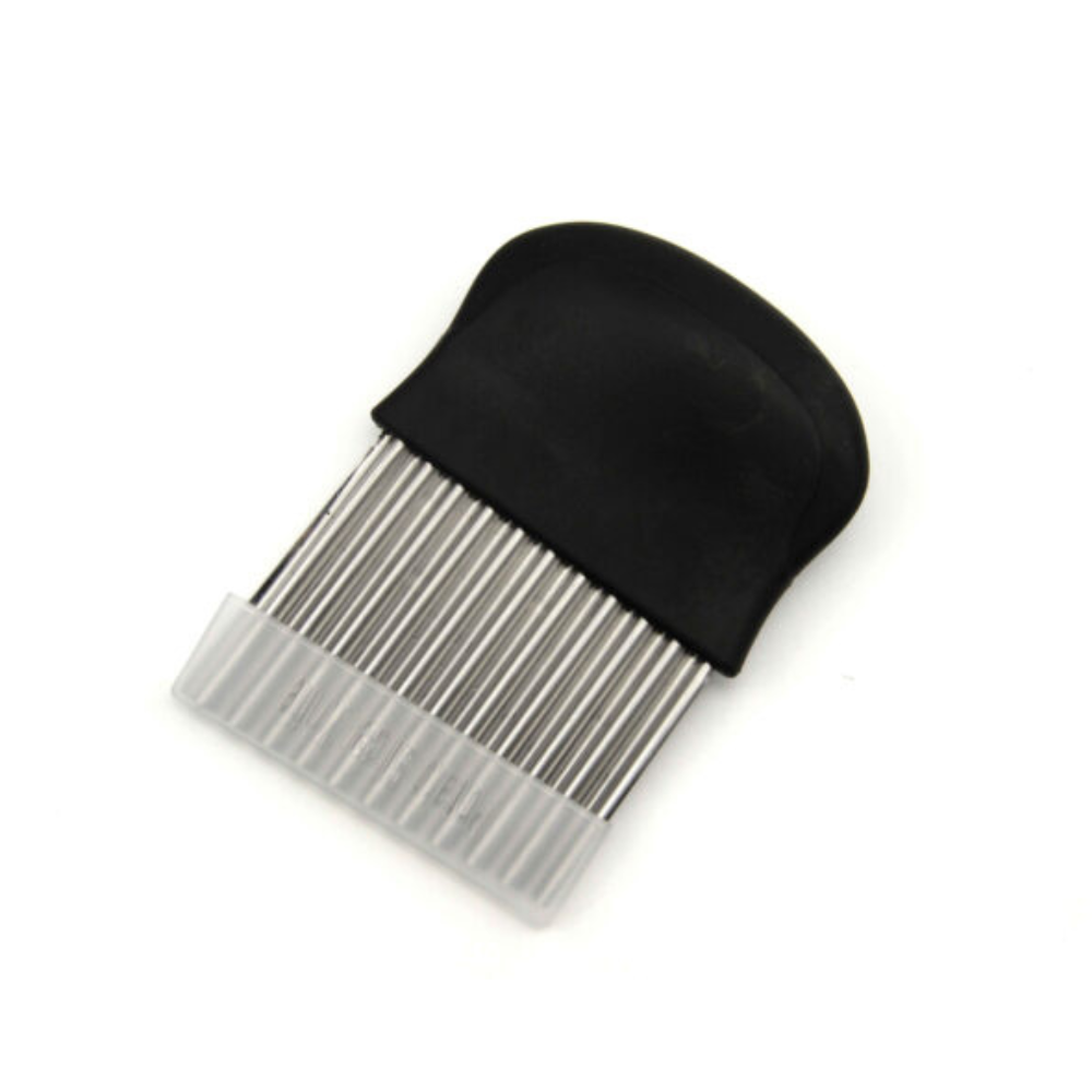 סכין חותכן זיג זג סולתם - שחור