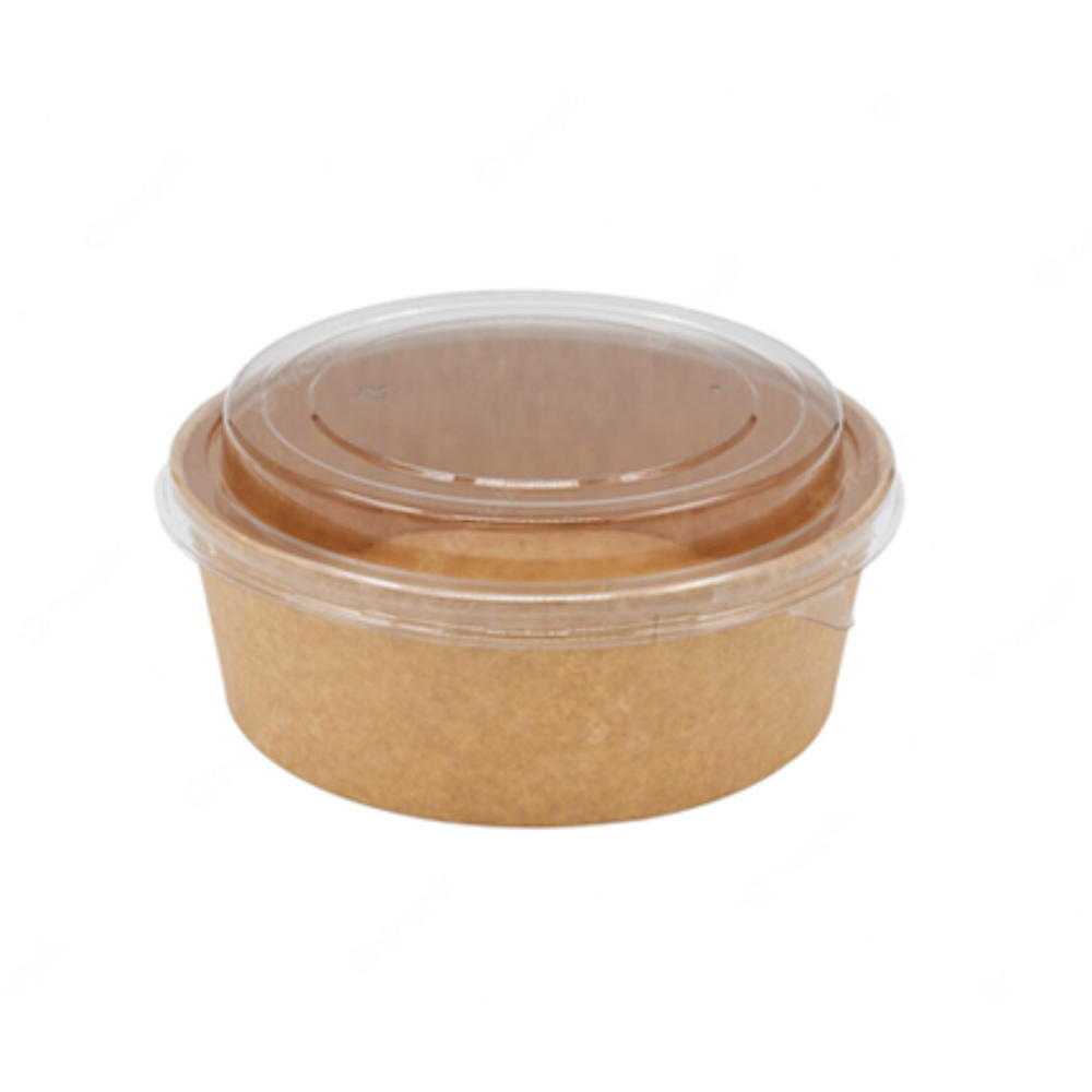 קערת קראפט + מכסה 750 מ"ל 6 יח'