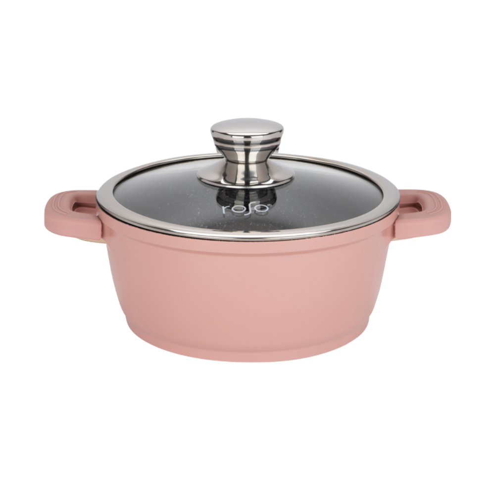 סיר 24 ס"מ ROSO Nordic - ורוד עתיק